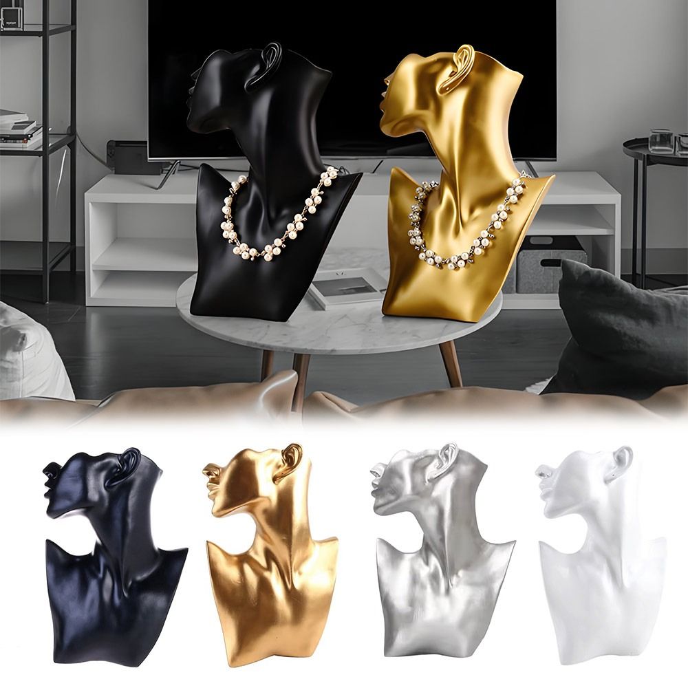 Body Jewelry Holder - Présentoir de bijoux en résine, visage