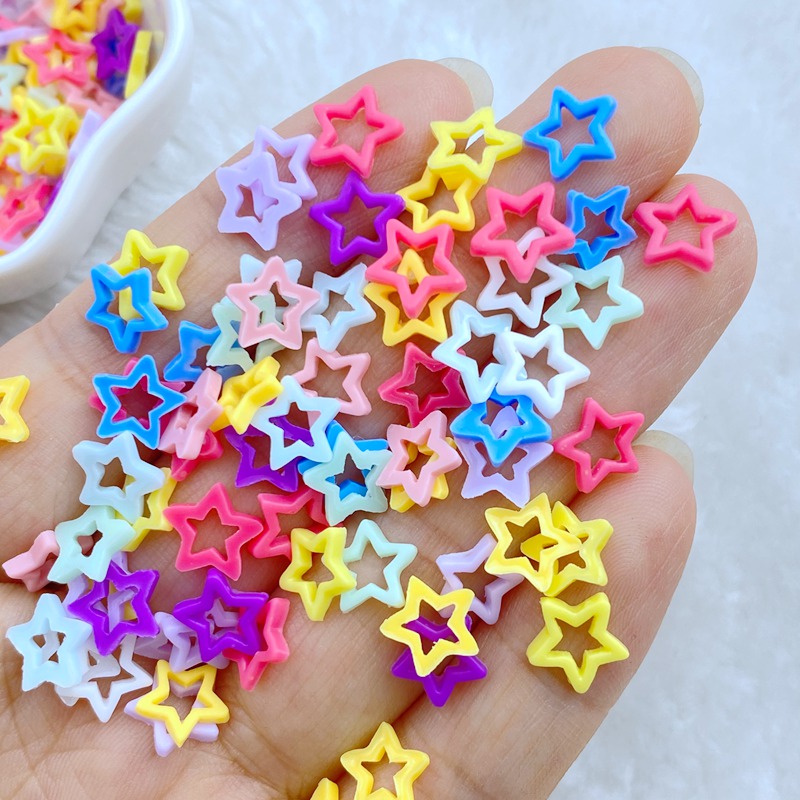 Star Flat Back - 100 pièces nouveau mignon Mini 8mm