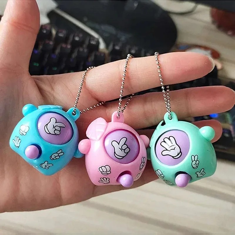 Body Jewelry Back - Mini jeu de pierres, ciseaux et