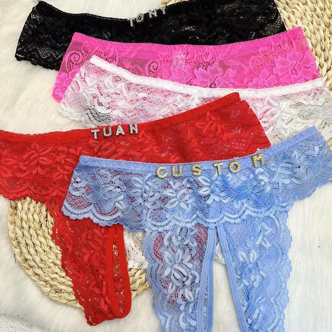 Body Jewelry Plus - Culottes en dentelle personnalisées grande taille