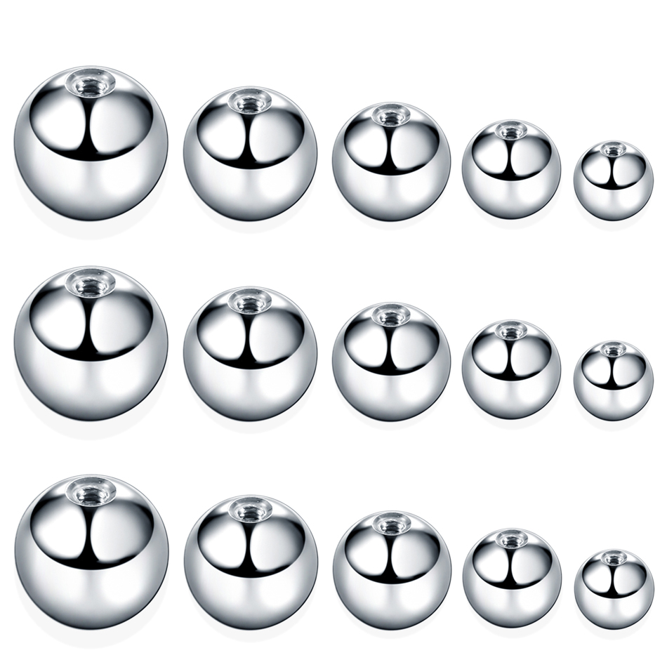 Body Jewelry Nipple Rings - Boules à vis en acier inoxydable,