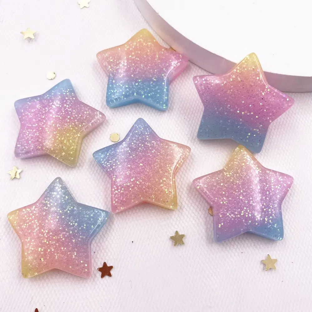 Star Flat Back - Cabochon à dos plat en résine