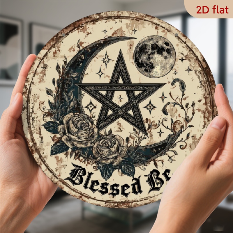 Star Flat Back - Pièce plate 2D - Lune, étoile