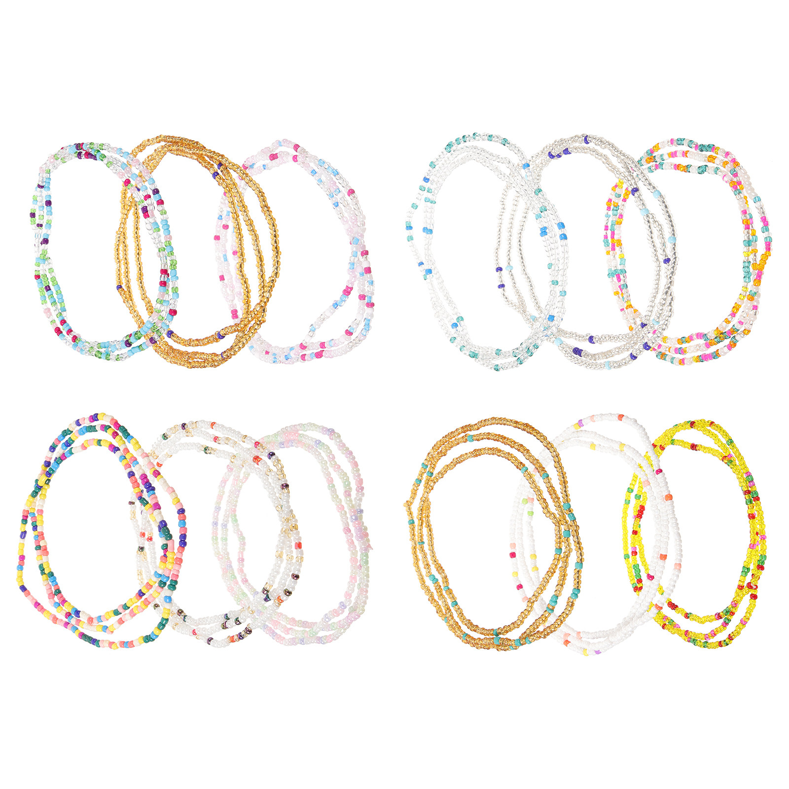 Body Jewelry Plus - 12 pièces, chaînes de taille de