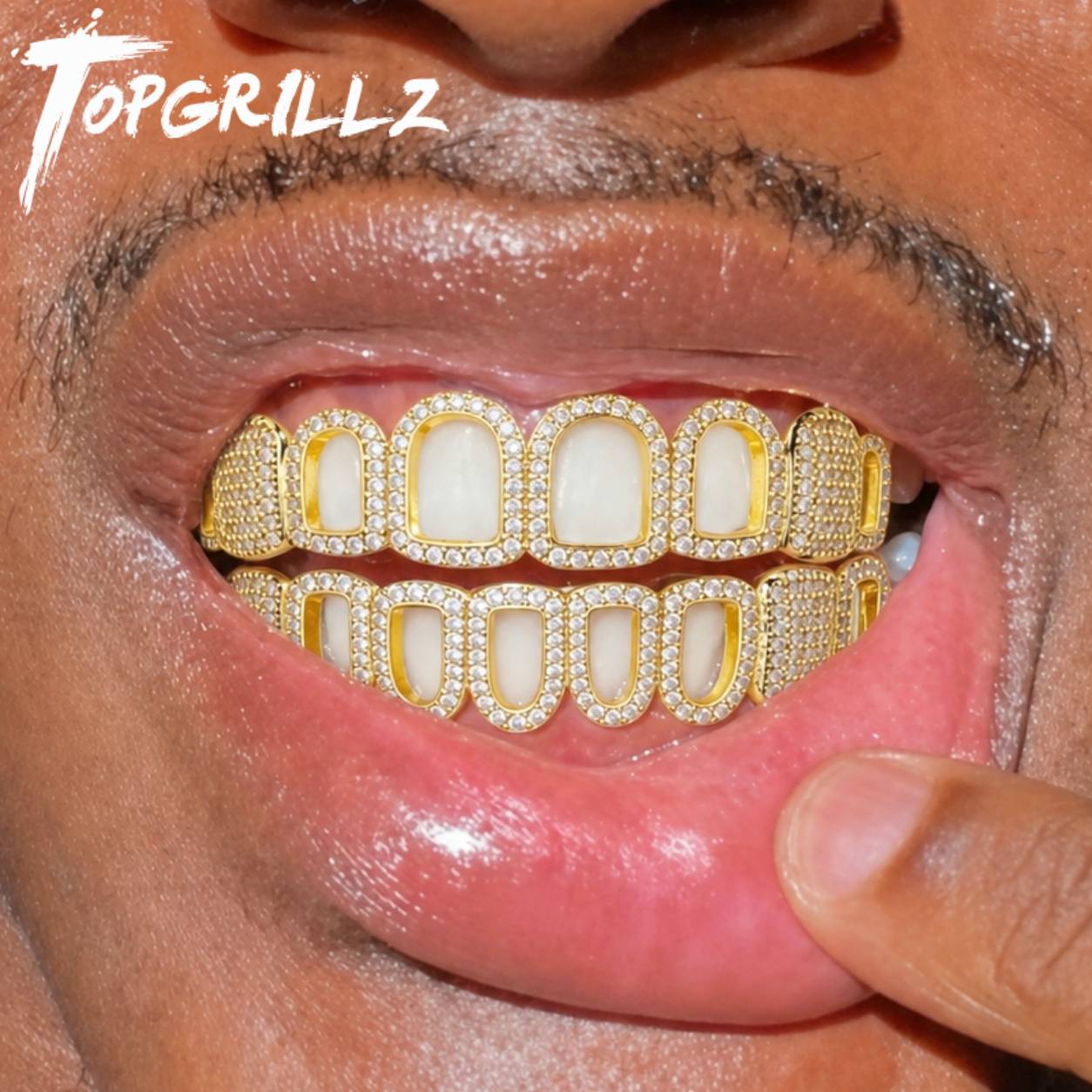 TOPGRILLZ Ensemble de Grillz C - Body Jewelry Gold Plated avis et prix