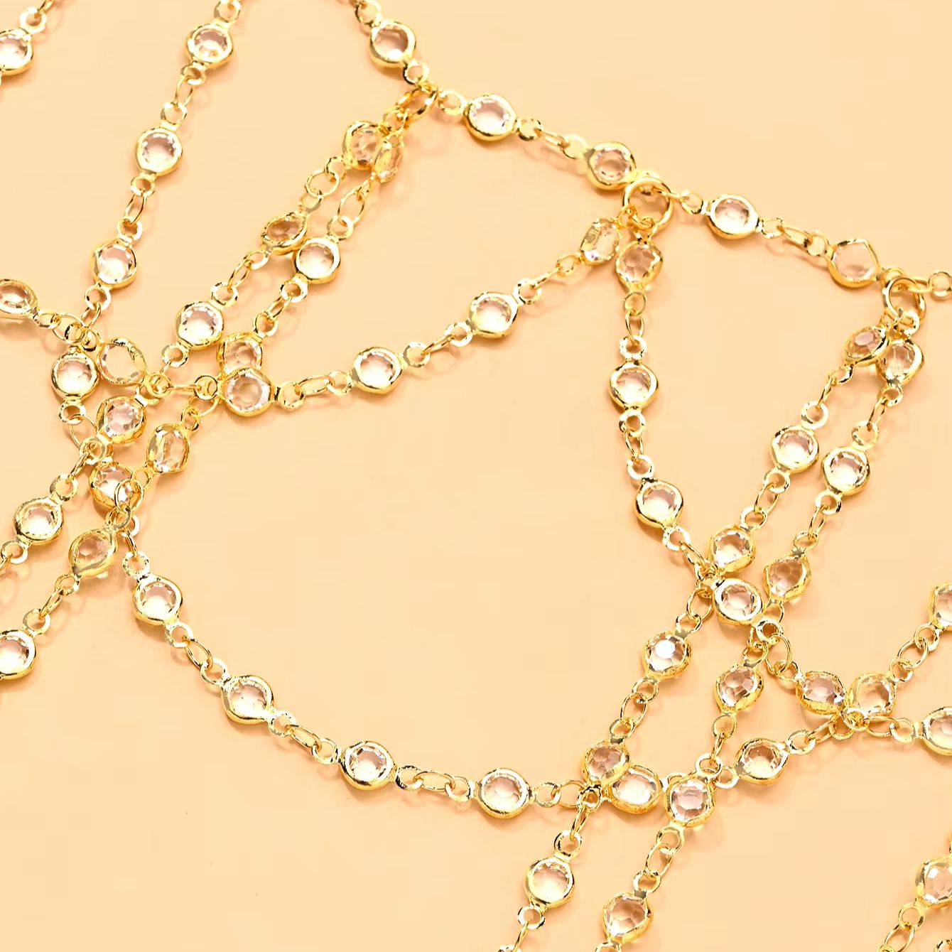 Chaîne de corps multicouche pl - Body Jewelry Gold Plated avis et prix