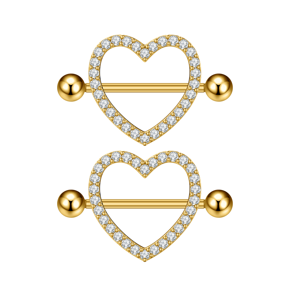 2 Pièces Piercings de téton en - Body Jewelry Nipple Rings avis et prix