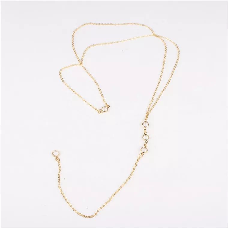 Collier chaîne arrière en stra - Body Jewelry Back avis et prix