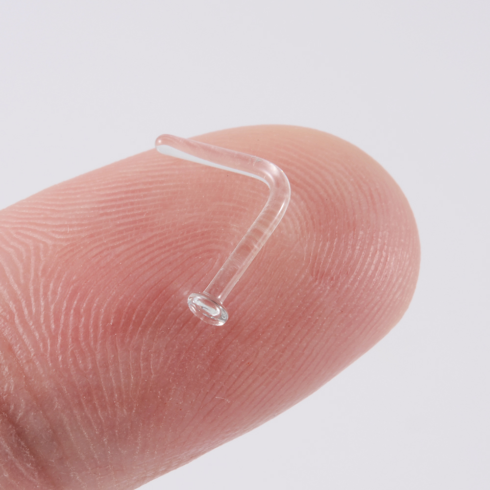 Goujon de nez en verre Transpa - Body Jewelry Holder avis et prix