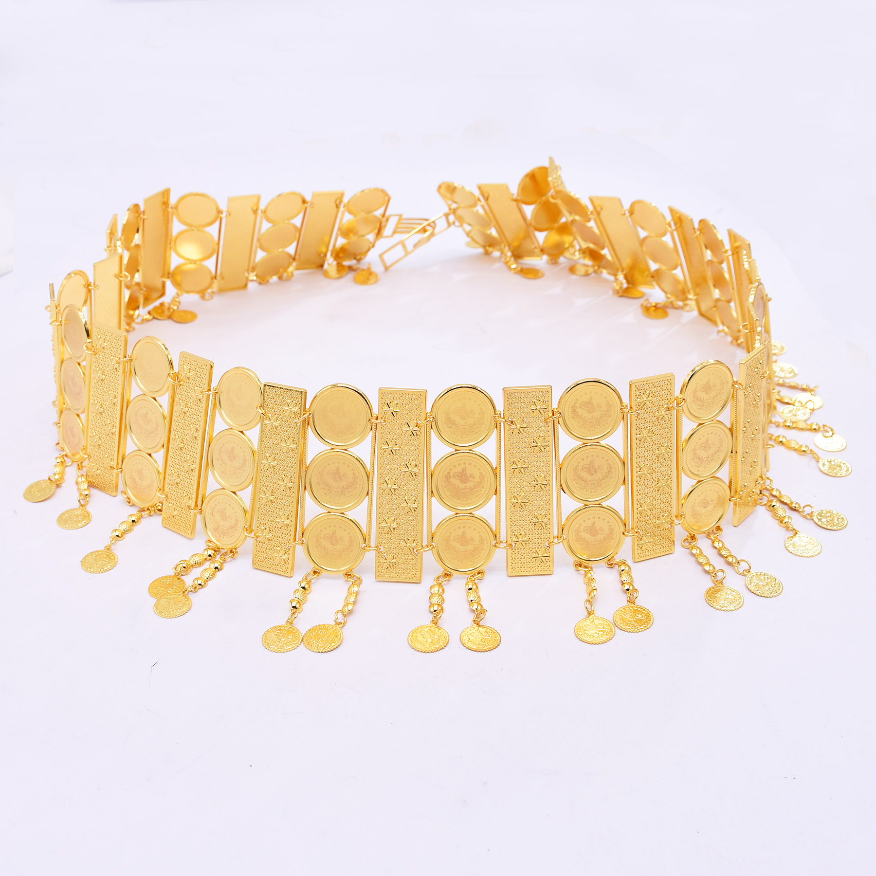 Ceinture à pampilles larges à  - Body Jewelry Gold Plated avis et prix