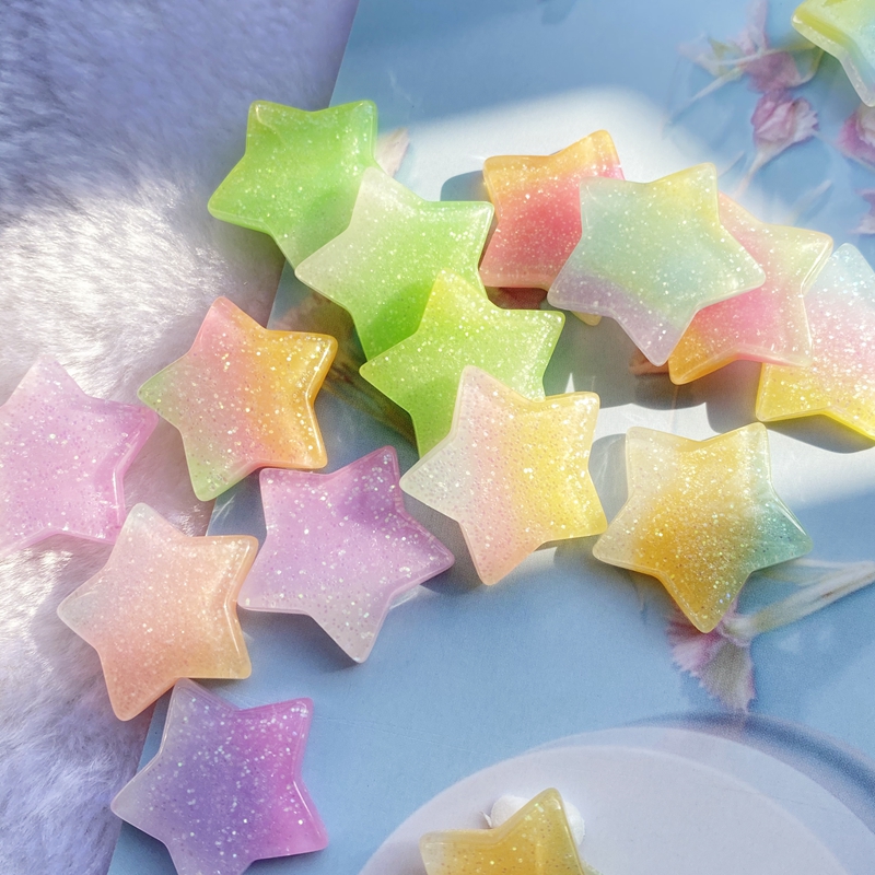 10 pièces Kawaii mignon mixte  - Star Flat Back avis et prix