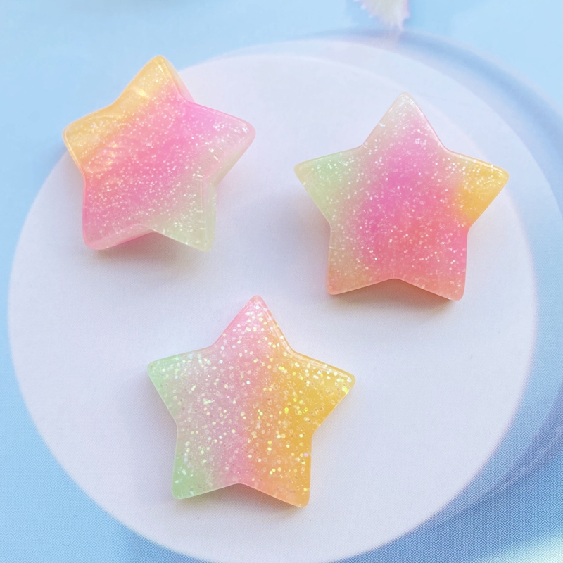 10 pièces Kawaii mignon mixte  - Star Flat Back avis et prix