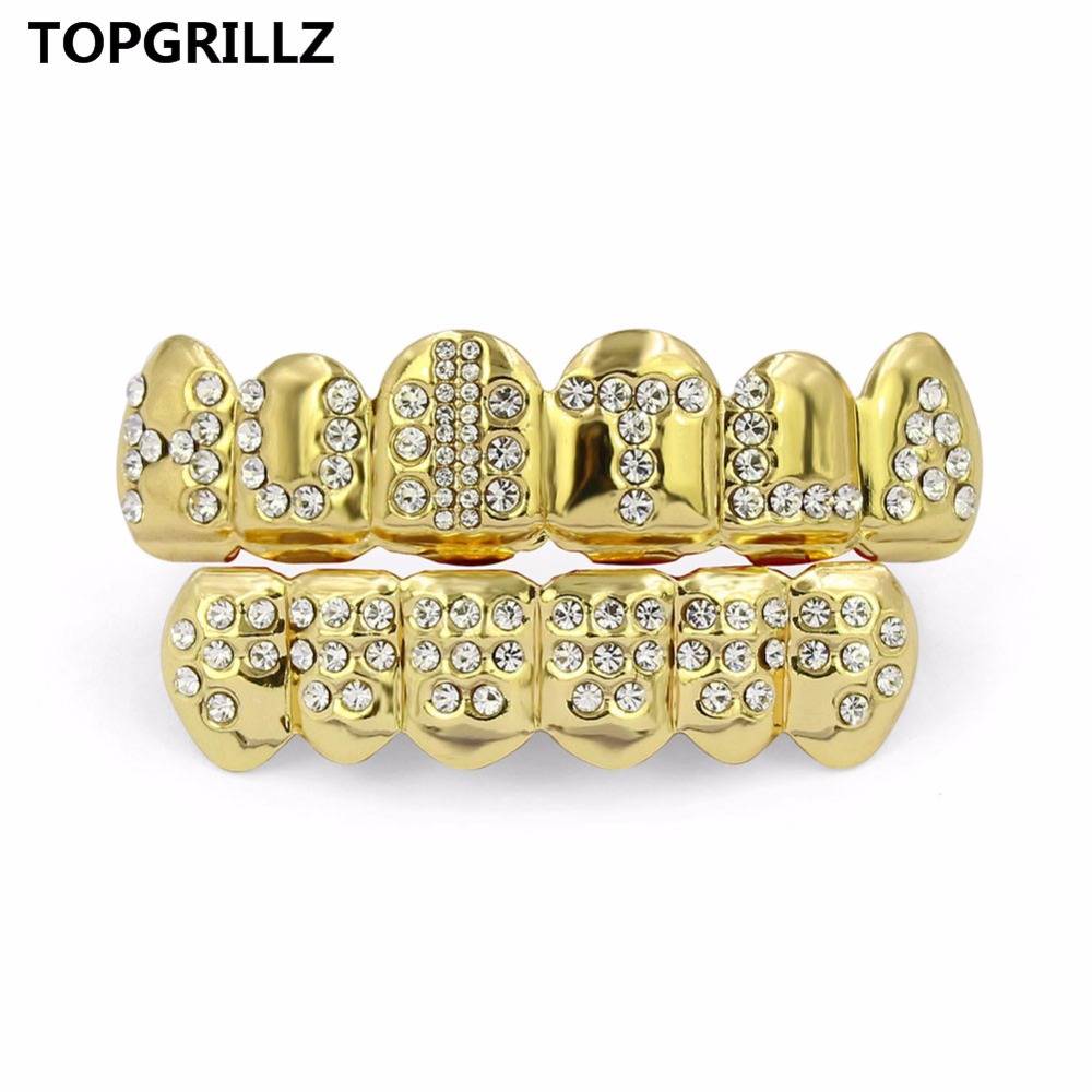 TOPGRILLZ – ensemble de dents  - Body Jewelry Gold Plated avis et prix