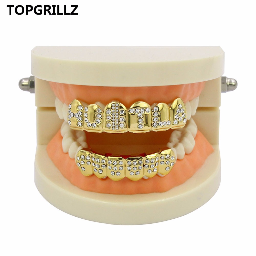 TOPGRILLZ – ensemble de dents  - Body Jewelry Gold Plated avis et prix