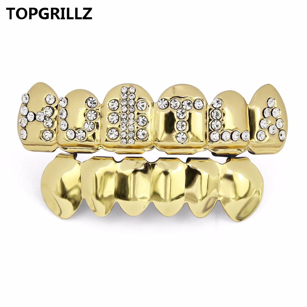 TOPGRILLZ – ensemble de dents  - Body Jewelry Gold Plated avis et prix