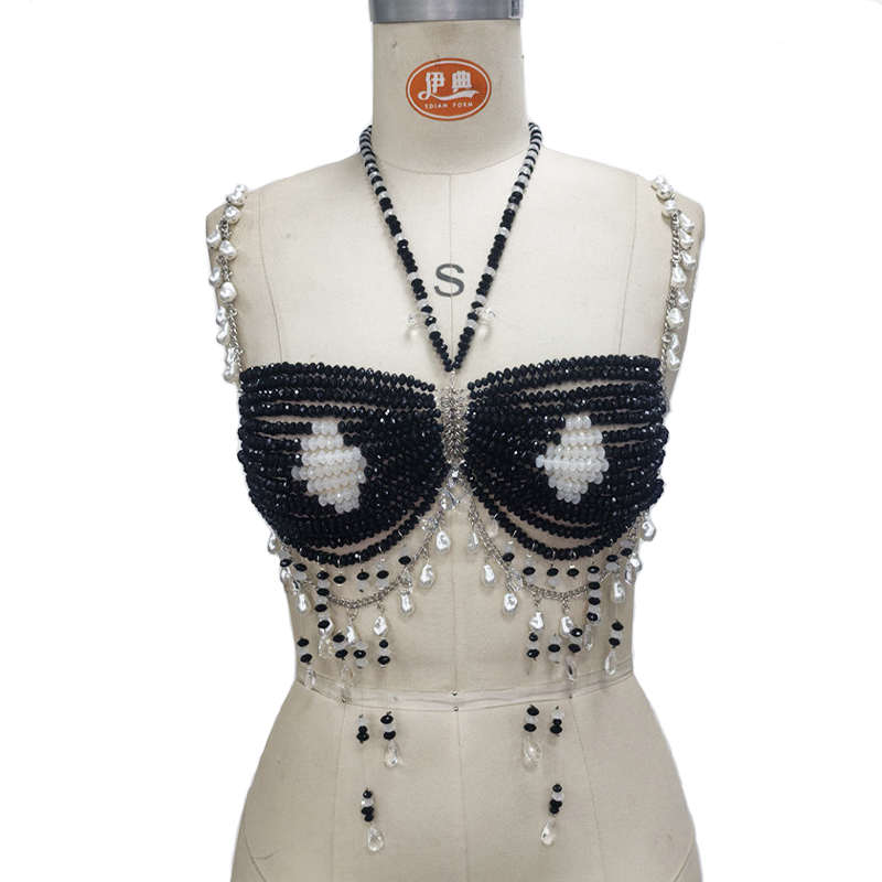 Chaîne de corps en cristal pou - Body Jewelry Nipple Rings avis et prix