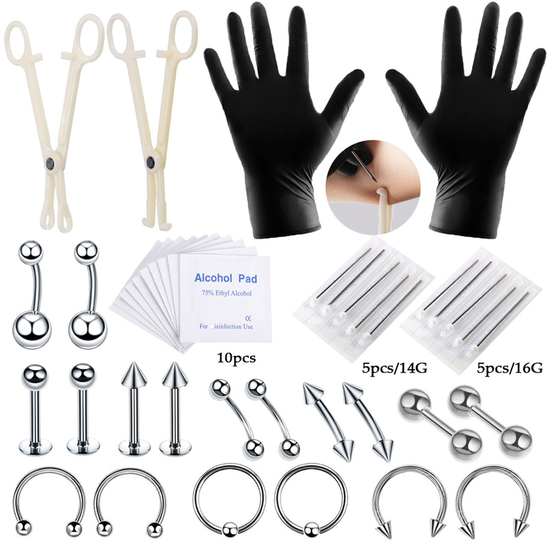 Kit d'Outils de Perçage du Cor - Body Jewelry Nipple Rings avis et prix