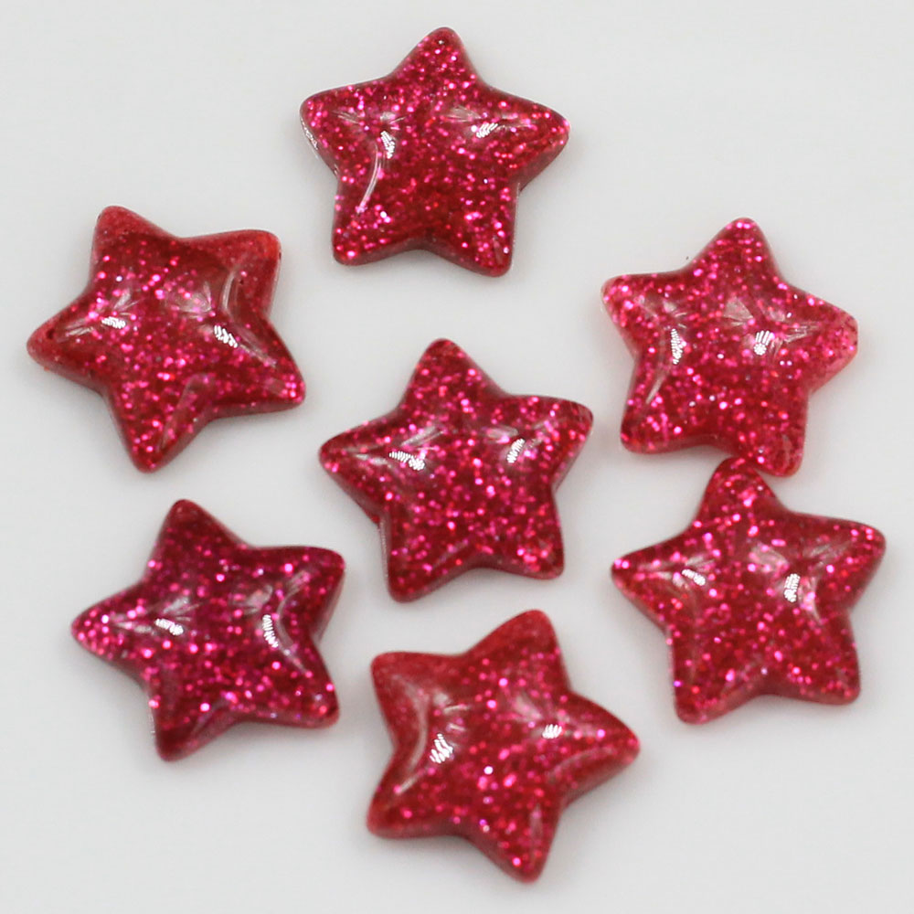 Cabochons étoiles scintillante - Star Flat Back avis et prix