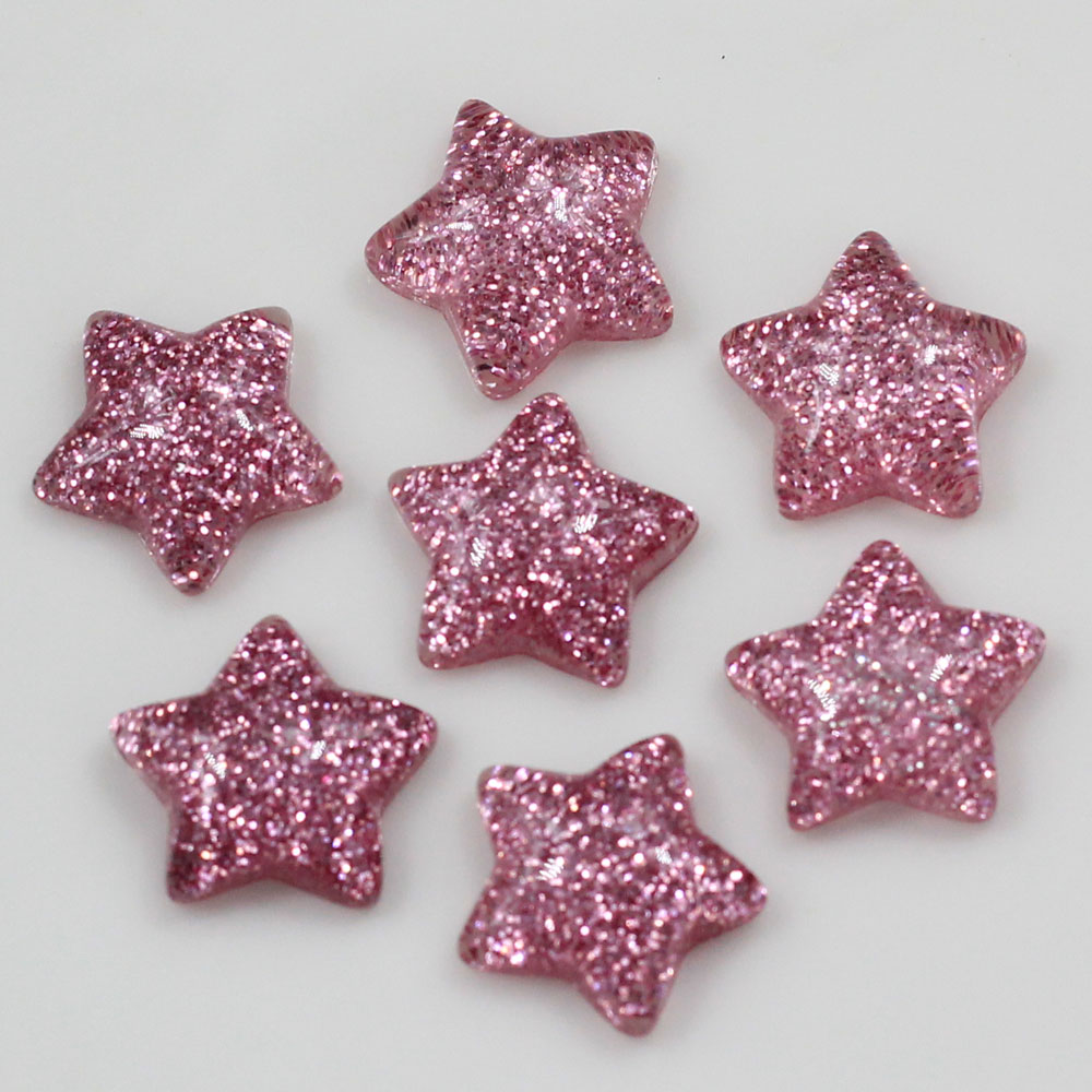 Cabochons étoiles scintillante - Star Flat Back avis et prix