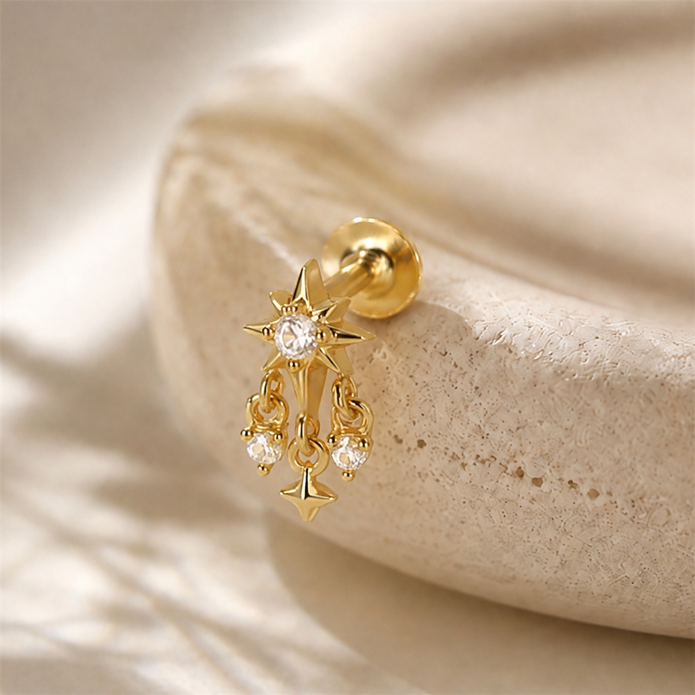 AIDE Pendentif à double chaîne - Star Flat Back avis et prix