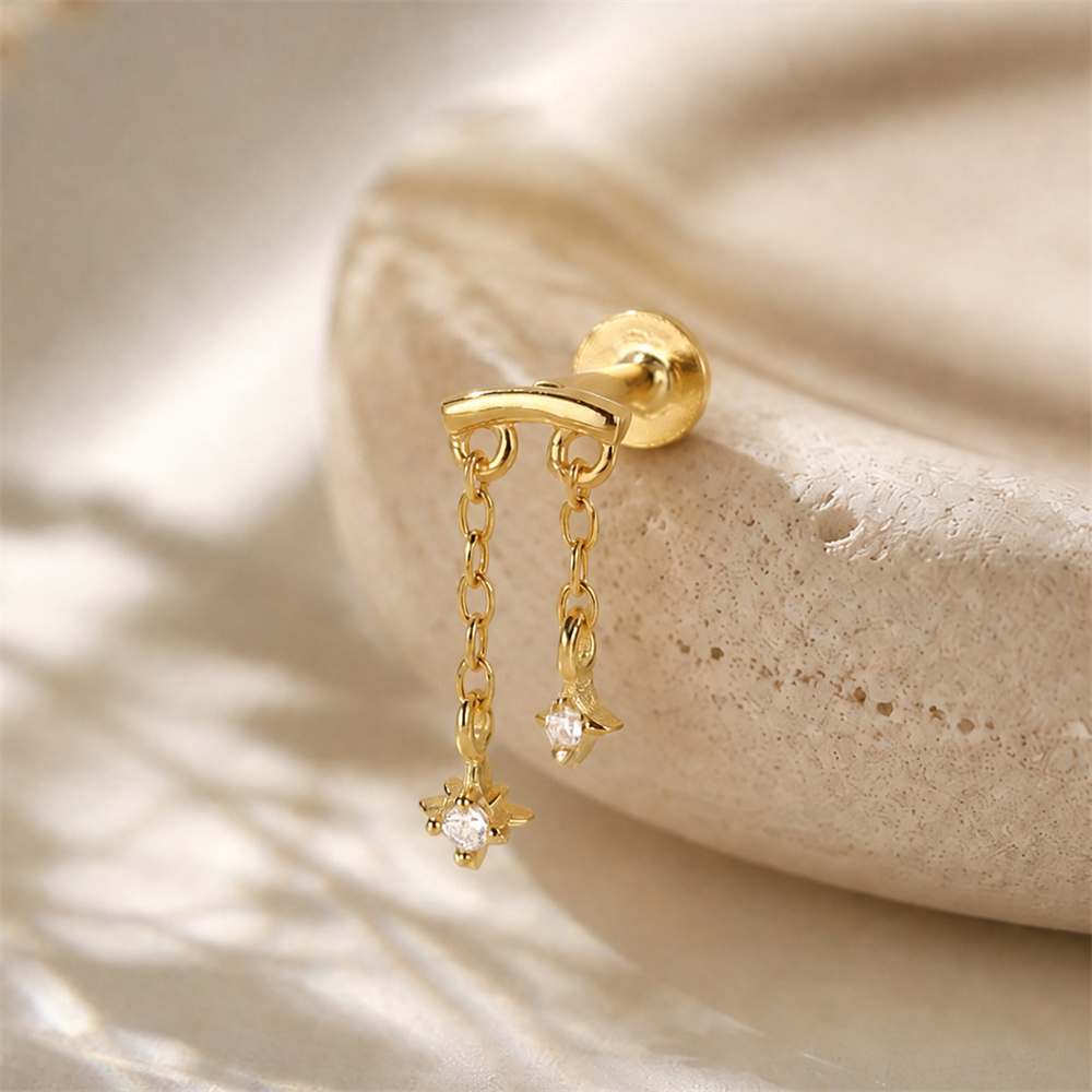 AIDE Pendentif à double chaîne - Star Flat Back avis et prix