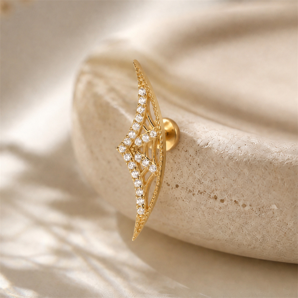 AIDE Pendentif à double chaîne - Star Flat Back avis et prix