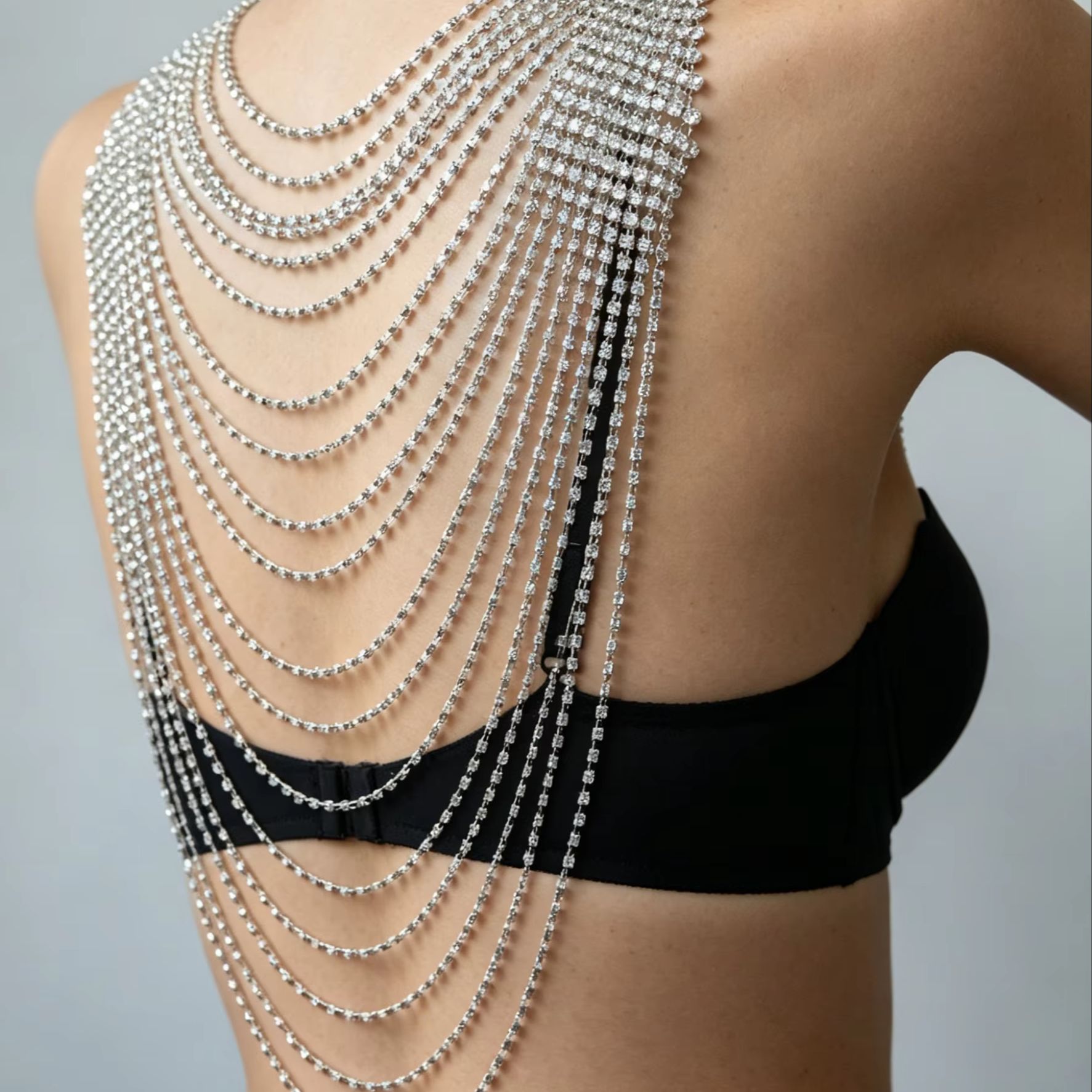 Chaîne de corps multicouche él - Body Jewelry Back avis et prix