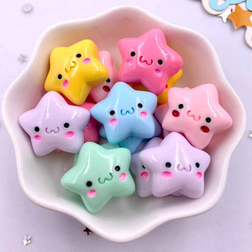 TX105 20PCS Mix Resin Kawaii M - Star Flat Back avis et prix