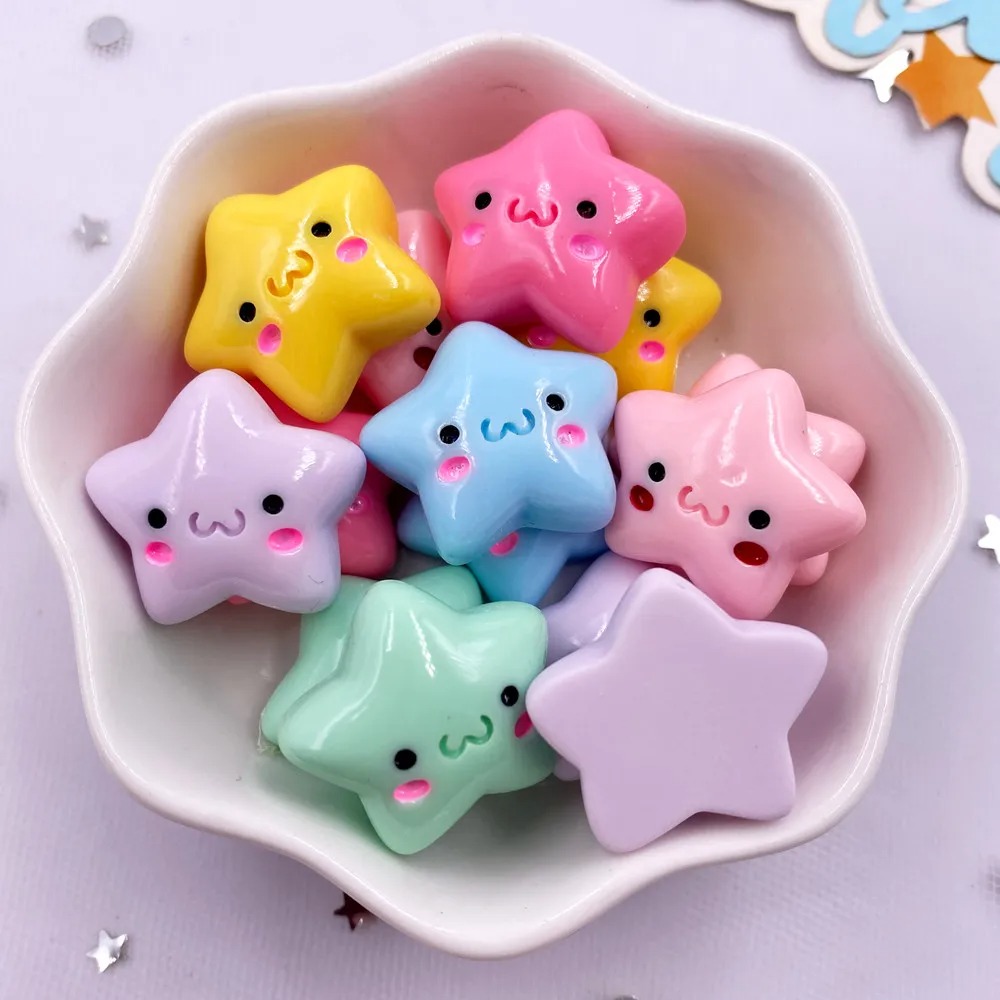 TX105 20PCS Mix Resin Kawaii M - Star Flat Back avis et prix