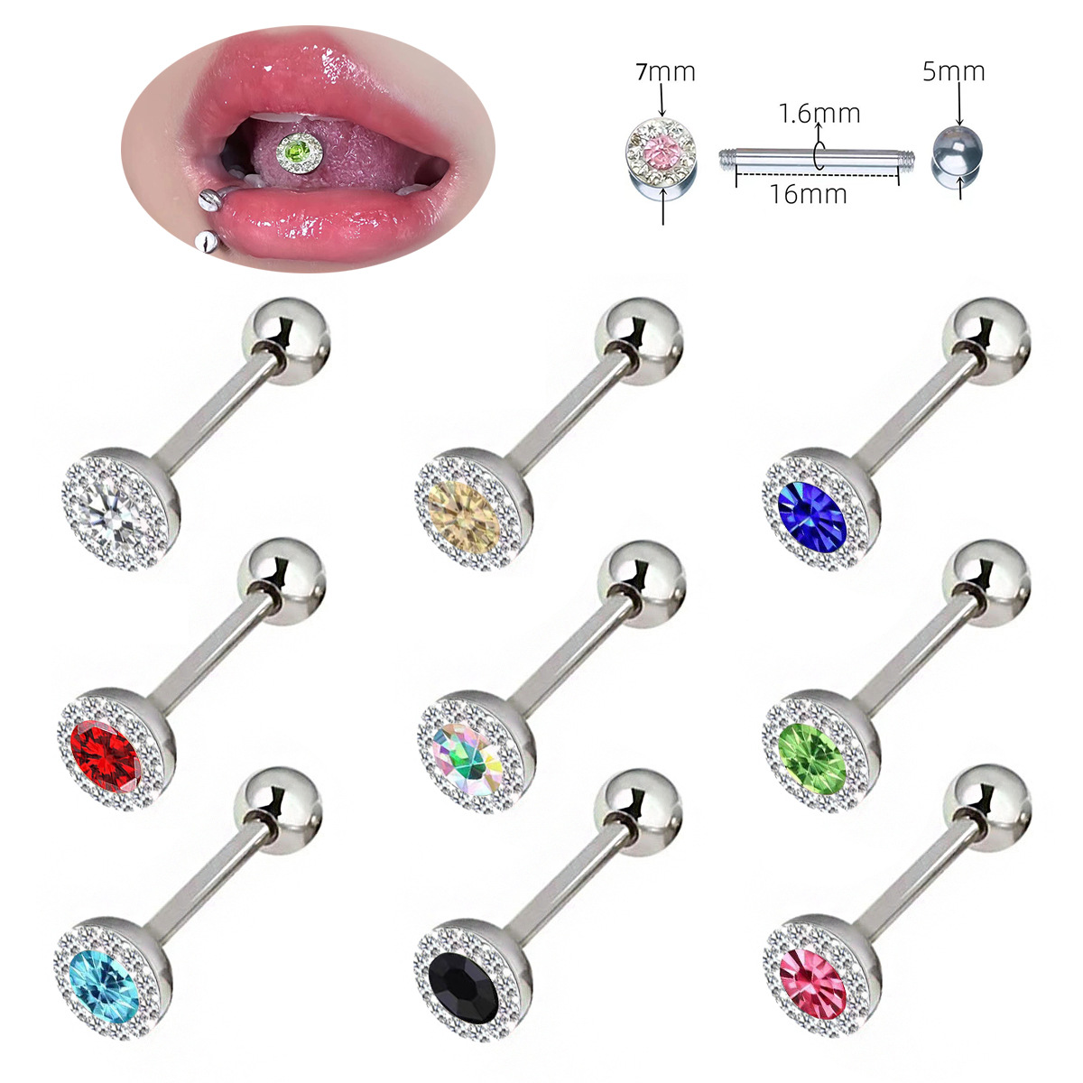 Anneau de langue tendance de f - Body Jewelry Plus avis et prix