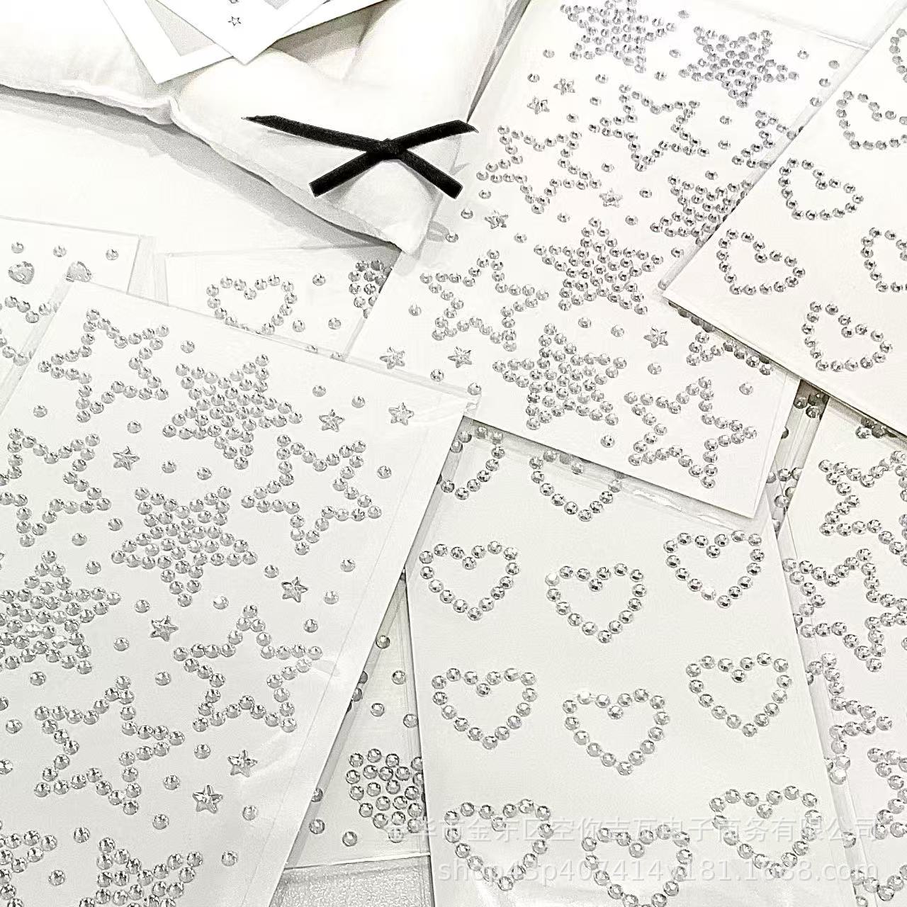 Autocollants Cœur Étoile Argen - Star Flat Back avis et prix