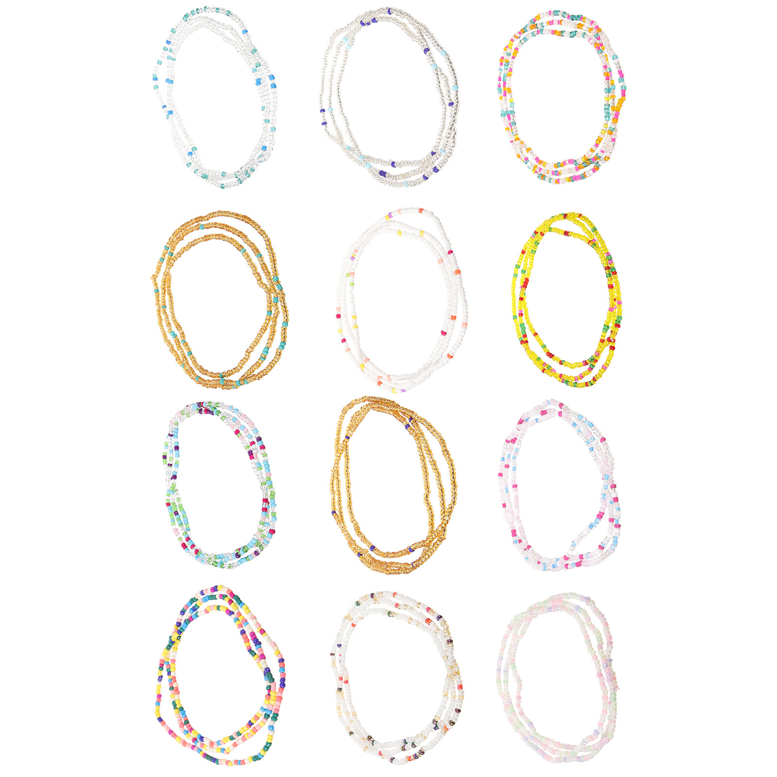 12 pièces, chaînes de taille d - Body Jewelry Plus avis et prix