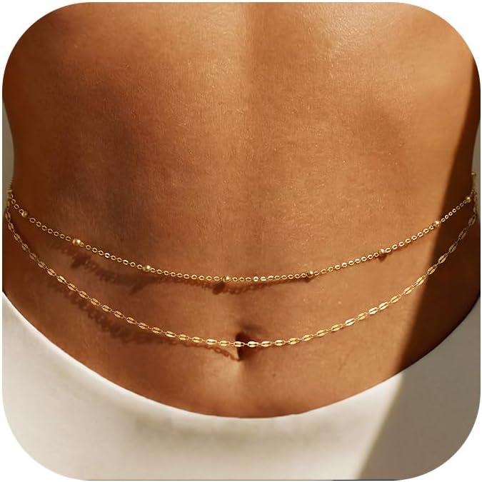 Chaîne de taille plaquée or 14 - Body Jewelry Gold Plated avis et prix